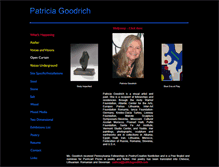 Tablet Screenshot of patriciagoodrich.com